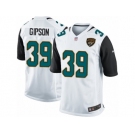 Men's Nike Jacksonville Jaguars #39 Tashaun Gipson Game White NFL Jersey