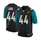 Men's Nike Jacksonville Jaguars #44 Myles Jack Game Black Alternate NFL Jersey