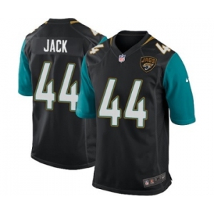 Men's Nike Jacksonville Jaguars #44 Myles Jack Game Black Alternate NFL Jersey