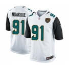 Men's Nike Jacksonville Jaguars #91 Yannick Ngakoue Game White NFL Jersey