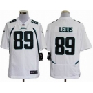 nike nfl jerseys jacksonville jaguars #89 lewis white[game]