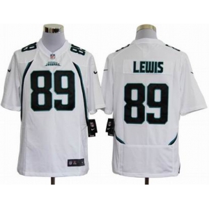 nike nfl jerseys jacksonville jaguars #89 lewis white[game]