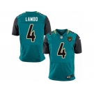 Men Nike Jacksonville Jaguars #4 Josh Lambo Elite Teal Green Team Color NFL Jersey