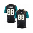 Men Nike Jacksonville Jaguars #88 Allen Hurns Elite Black Alternate NFL Jersey