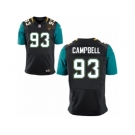 Men's Jacksonville Jaguars #93 Calais Campbell Nike Black Elite Jersey