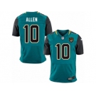 Men's Nike Jacksonville Jaguars #10 Brandon Allen Elite Teal Green Team Color NFL Jersey