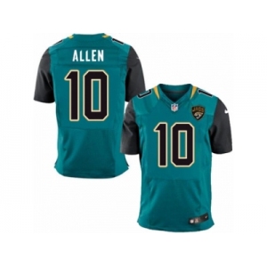 Men's Nike Jacksonville Jaguars #10 Brandon Allen Elite Teal Green Team Color NFL Jersey