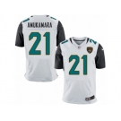 Men's Nike Jacksonville Jaguars #21 Prince Amukamara Elite White NFL Jersey