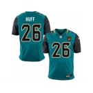 Men's Nike Jacksonville Jaguars #26 Marqueston Huff Elite Teal Green Team Color NFL Jersey