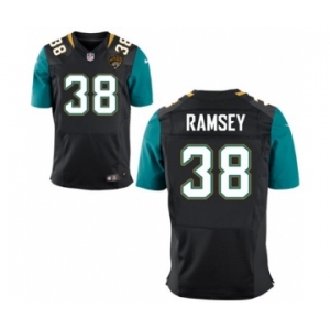 Men's Nike Jacksonville Jaguars #38 Jalen Ramsey Elite Black Alternate NFL Jersey
