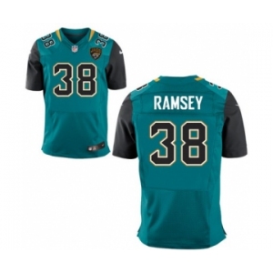 Men's Nike Jacksonville Jaguars #38 Jalen Ramsey Elite Teal Green Team Color NFL Jersey