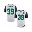 Men's Nike Jacksonville Jaguars #39 Tashaun Gipson Elite White NFL Jersey
