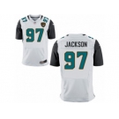 Men's Nike Jacksonville Jaguars #97 Malik Jackson Elite White NFL Jersey