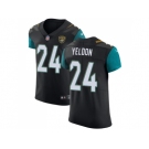 Nike Jacksonville Jaguars #24 T.J. Yeldon Black Alternate Men Stitched NFL Vapor Untouchable Elite Jersey