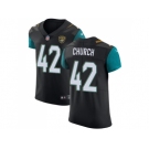 Nike Jacksonville Jaguars #42 Barry Church Black Alternate Men Stitched NFL Vapor Untouchable Elite Jersey