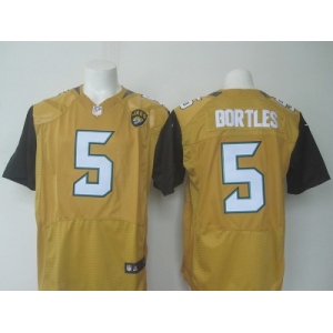 Nike Jacksonville Jaguars #5 Blake Bortles Yellow Jerseys[Elite]