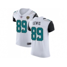 Nike Jacksonville Jaguars #89 Marcedes Lewis White Men Stitched NFL Vapor Untouchable Elite Jersey