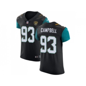 Nike Jacksonville Jaguars #93 Calais Campbell Black Alternate Men Stitched NFL Vapor Untouchable Elite Jersey