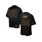Nike Jaguars #44 Myles Jack Black Men's Stitched NFL Elite Pro Line Gold Collection Jersey