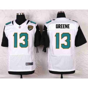nike nfl jerseys jacksonville jaguars #13 greene white[Elite]