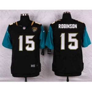nike nfl jerseys jacksonville jaguars #15 robinson black[Elite]