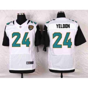 nike nfl jerseys jacksonville jaguars #24 yeldon white[Elite]