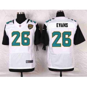 nike nfl jerseys jacksonville jaguars #26 evans white[Elite]
