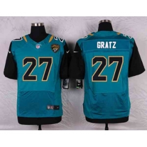 nike nfl jerseys jacksonville jaguars #27 gratz green[Elite][gratz]
