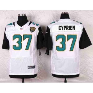 nike nfl jerseys jacksonville jaguars #37 cyprien white[Elite]