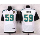 nike nfl jerseys jacksonville jaguars #59 davis white[Elite]