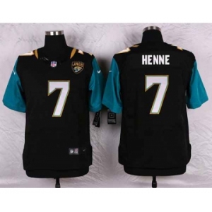 nike nfl jerseys jacksonville jaguars #7 henne black[Elite]