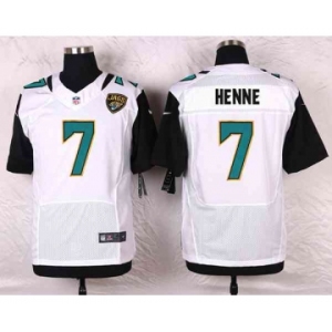 nike nfl jerseys jacksonville jaguars #7 henne white[Elite]