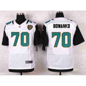 nike nfl jerseys jacksonville jaguars #70 bowanko white[Elite]