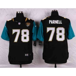 nike nfl jerseys jacksonville jaguars #78 parnell black[Elite]