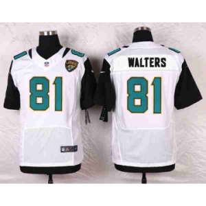nike nfl jerseys jacksonville jaguars #81 walters white[Elite]
