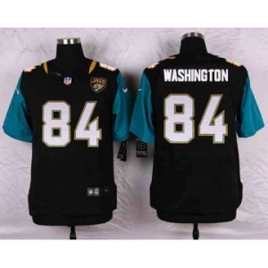 nike nfl jerseys jacksonville jaguars #84 washington black[Elite][washington]