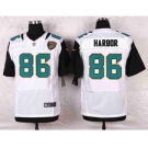 nike nfl jerseys jacksonville jaguars #86 harbor white[Elite]