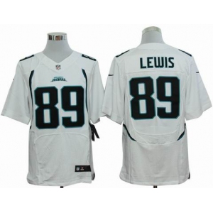 nike nfl jerseys jacksonville jaguars #89 lewis white[Elite]