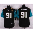 nike nfl jerseys jacksonville jaguars #91 clemons black[Elite]