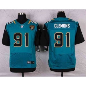 nike nfl jerseys jacksonville jaguars #91 clemons green[Elite]