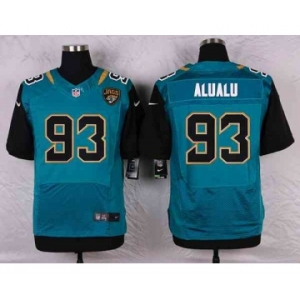 nike nfl jerseys jacksonville jaguars #93 alualu green[Elite]
