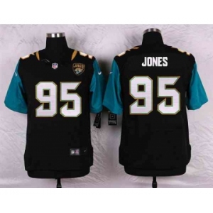 nike nfl jerseys jacksonville jaguars #95 jones black[Elite]
