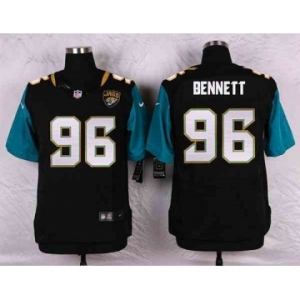 nike nfl jerseys jacksonville jaguars #96 bennett black[Elite]