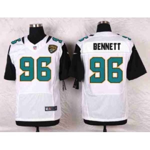 nike nfl jerseys jacksonville jaguars #96 bennett white[Elite]