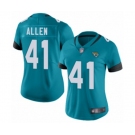 Women Jacksonville Jaguars #41 Josh Allen White Vapor Untouchable Limited Player Football Jersey