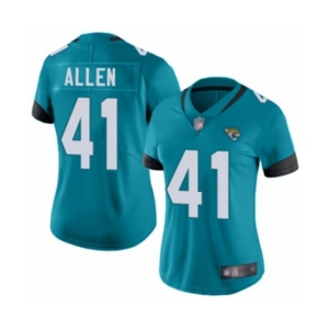 Women Jacksonville Jaguars #41 Josh Allen White Vapor Untouchable Limited Player Football Jersey
