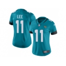 Women Nike Jacksonville Jaguars #11 Marqise Lee Teal Green Team Color Stitched NFL Vapor Untouchable Limited Jersey