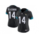 Women Nike Jacksonville Jaguars #14 Justin Blackmon Black Alternate Stitched NFL Vapor Untouchable Limited Jersey