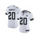 Women Nike Jacksonville Jaguars #20 Jalen Ramsey White Stitched NFL Vapor Untouchable Limited Jersey