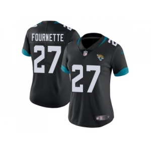 Women Nike Jacksonville Jaguars #27 Leonard Fournette Black Alternate Stitched NFL Vapor Untouchable Limited Jersey